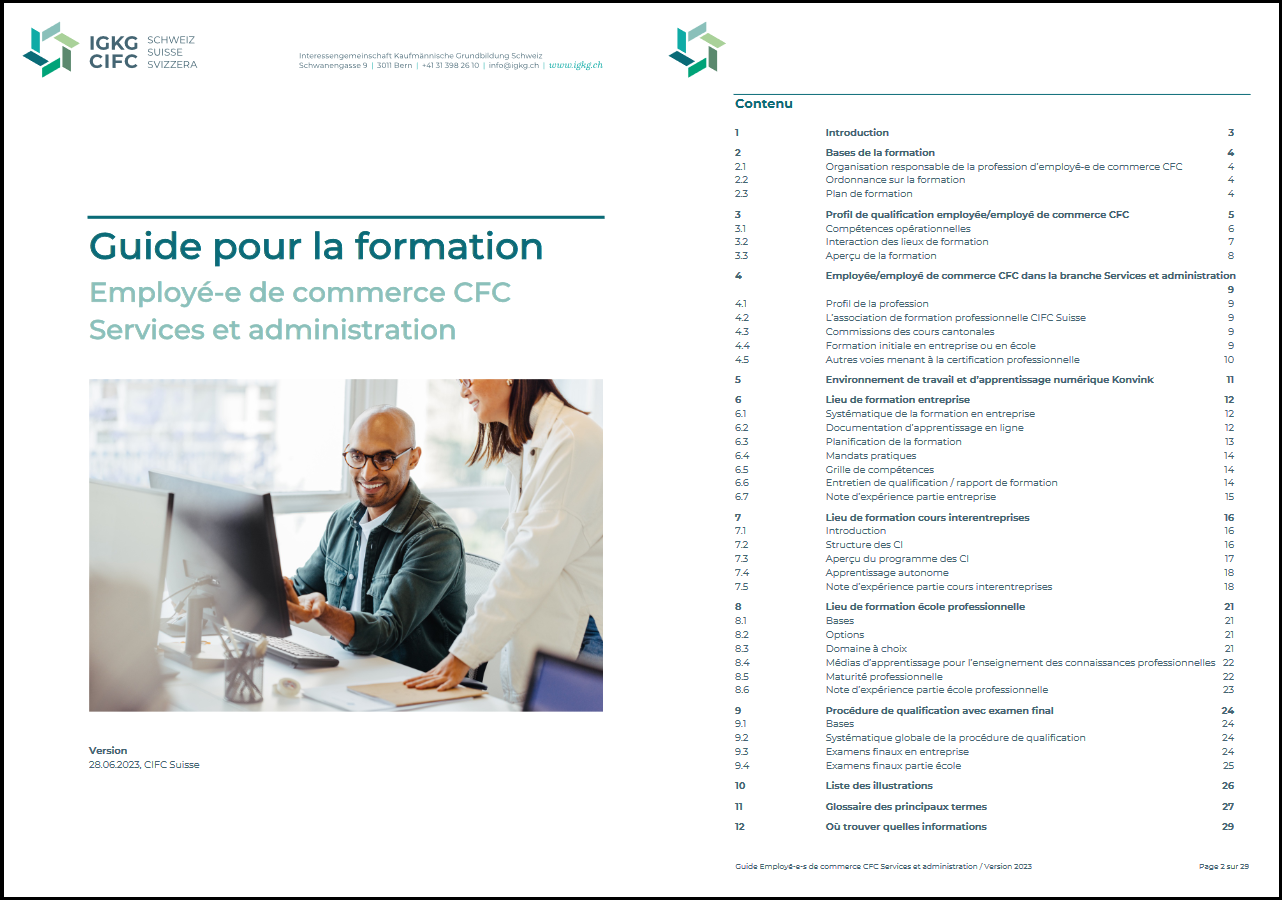 Guide formation CFC 2pages